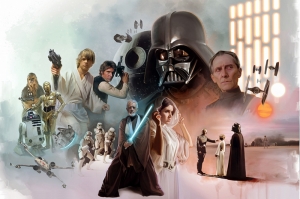 Star Wars Karakter Poster Star Wars Kanvas Tablo