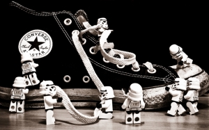 Star Wars Lego Converse Popüler Kültür Kanvas Tablo