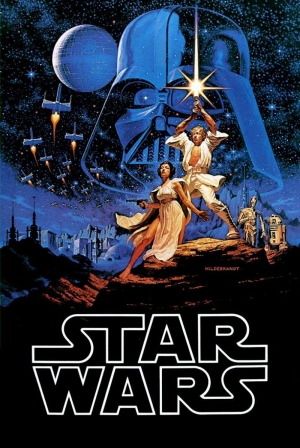 Star Wars Retro Afiş Kanvas Tablo