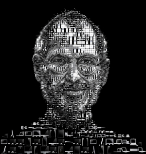 Steve Jobs Kolaj Apple-2 Popüler Kültür Kanvas Tablo