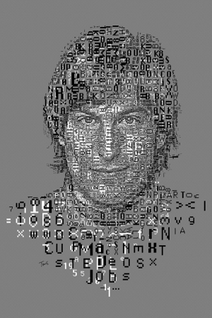 Steve Jobs Mozaik İllustrasyon Kanvas Tablo
