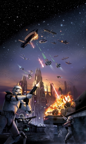 Stormtrooper Savaş Star Wars Kanvas Tablo
