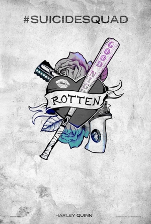 Suicide Squad Pop Art Tattoo Poster Kanvas Tablo Harley Quinn