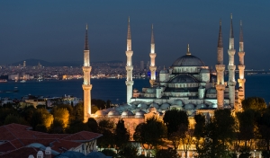 Sultan Ahmet Camii İstanbul Dünyaca Ünlü Şehirler Kanvas Tablo