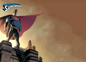 Süpermen Süper Kahramanlar Kanvas Tablo