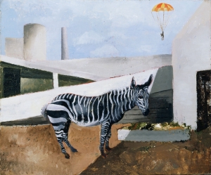 Tate Zebra Yağlı Boya Klasik Sanat Kanvas Tablo