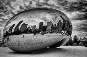 The Bean Eseri Chicago Milenyum Park Dünyaca Ünlü Şehirler Kanvas Tablo