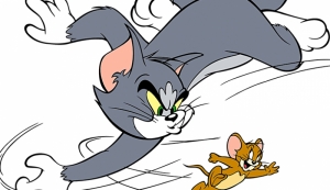 Tom ve Jerry Çizgi Film Bebek & Çocuk Dünyası Kanvas Tablo