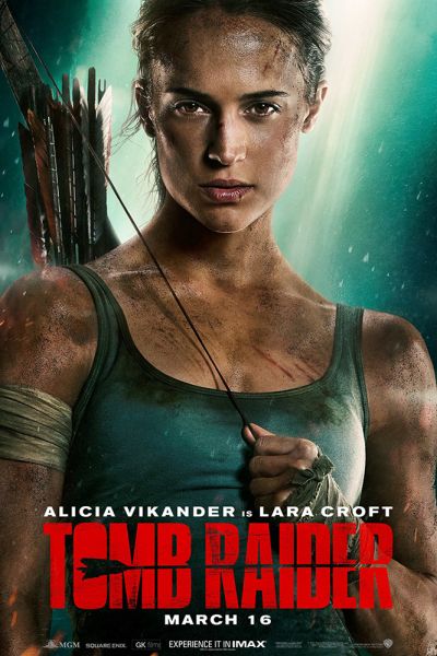 Tomb Raider Alicia Lara Croft Film Banner