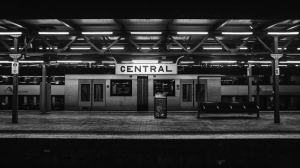 Tren İstasyonu Fotoğraf Kanvas Tablo