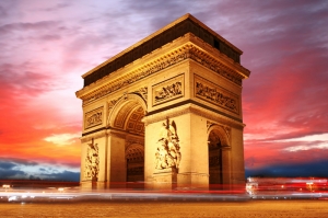 Triumfalnaya Paris Dünyaca Ünlü Şehirler Kanvas Tablo