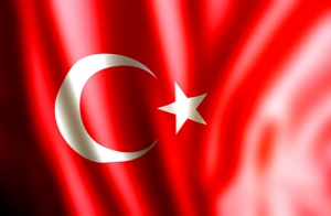 Türk Bayrağı Ay Yıldız Kırmızı Kanvas Tablo
