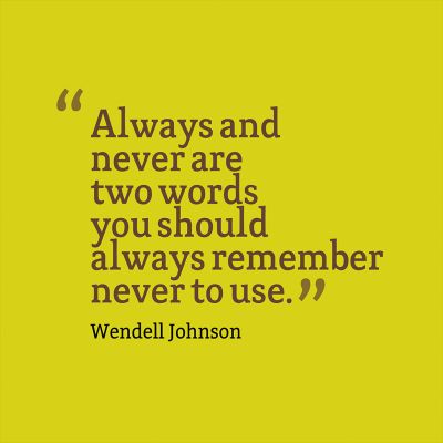 Ünlü Sözler Wendell Johnson