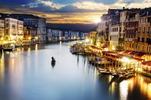 Venedik İtalya Dünyaca Ünlü Şehirler Kanvas Tablo