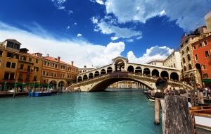 Venice Grand Kanal İtalya Dünyaca Ünlü Şehirler Kanvas Tablo