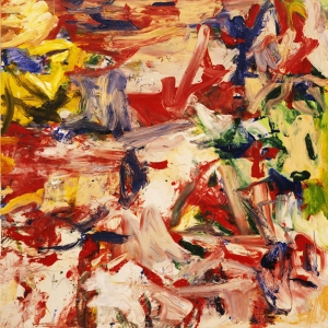 Willem de Kooning 4 Yagli Boya Klasik Sanat Kanvas Tablo