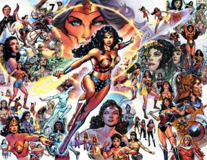 Wonder Woman Çizgi Roman Popüler Kültür Kanvas Tablo