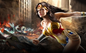 Wonder Woman Sinema Kanvas Tablo