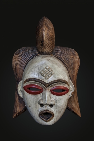 Yerli Maske Fotoğraf Kanvas Tablo