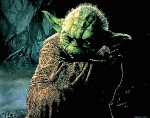 Yoda Master Star Wars Kanvas Tablo